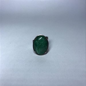 Anel Grande Diopsídio - Pedra Revigorante