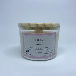 Vela Aromática Cristal - Amor