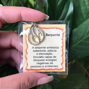 Mini Talismã da Sorte Serpente