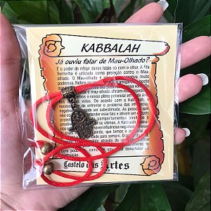 Pulseira Kabbalah Com Pingente Mão Hamsá - Proteção e Sorte
