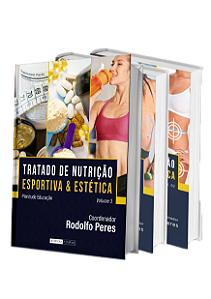 Combo Tratado de Nutrição Esportiva & Estética Volume 1 , 2 e 3