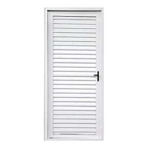 PORTA DE ALUMÍNIO BRANCA VENEZIANA