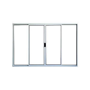 JANELA 4 FOLHAS ALUMÍNIO