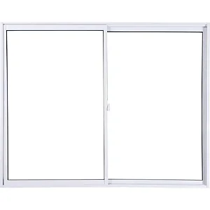 JANELA 2 FOLHA BRANCA ALUMÍNIO