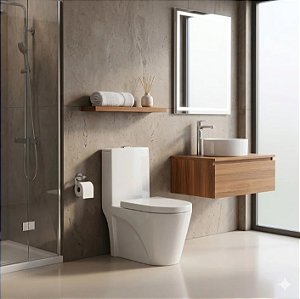 Vaso Monobloco Branco Ambar