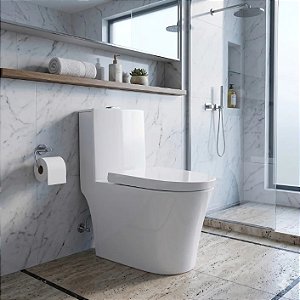 Vaso Monobloco Branco Turmalina