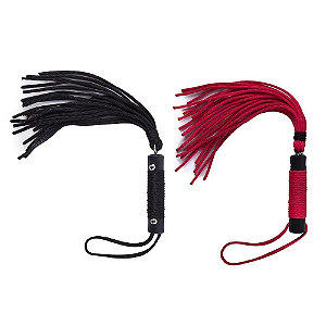 CHICOTE LUXO COM CORDAS 20CM
