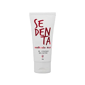 SEDENTA MOLHADA HOT LUBRIFICANTE BEIJÁVEL 50G