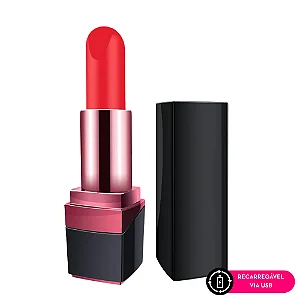 Vibrador em formato de batom