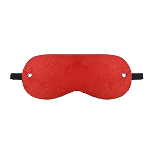 VENDA TAPA OLHOS PELÚCIADA VERMELHA