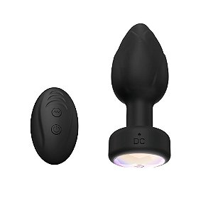 PLUG ANAL COM LED E CONTROLE