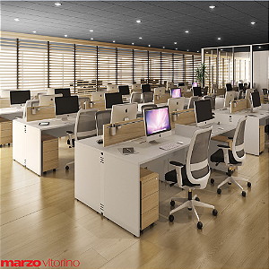 Conjunto Plataforma de Trabalho Marzo Attuale