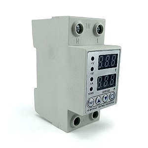 Relê Protetor Sobre Tensão / Corrente Ajustável 63A 230V 2P - AVP-63 LKX