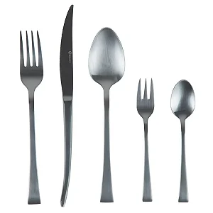 Faqueiro 30 Peças Wolff Berna Aço Inox Preto