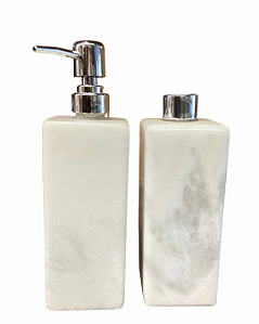 Kit Banheiro em Pedra Natural - 2 peças