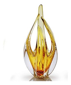 Escultura em Cristal Murano - Âmbar