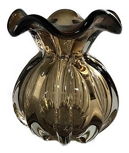 Vaso Decorativo Murano Marrom