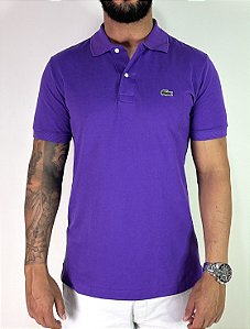 Gola Polo Lacoste Roxo