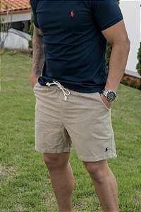 Short Linho RL Bege