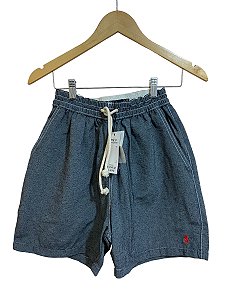 Short Linho RL Cinza Escuro