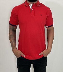 Gola Polo Tommy Hilfiger Vermelha