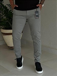 Calça Sarja Hugo Boss Cinza
