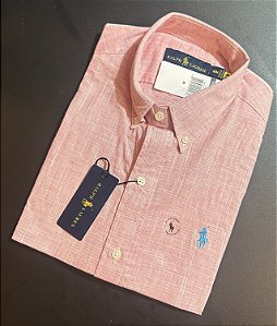 Camisa Social R.L Linho Custom Fit