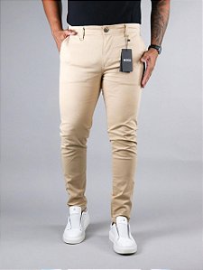 Calça Sarja Hugo Boss Caqui