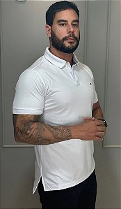 Gola Polo Tommy Hilfiger Branca