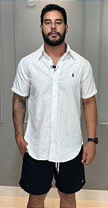 Camisa Social R.L Linho Custom Fit