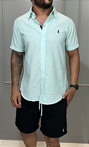 Camisa Social R.L Linho Custom Fit