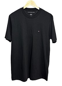Camiseta Básica Tommy Hilfiger Preta