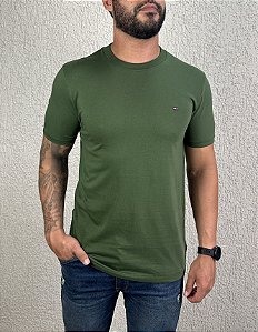 Camiseta Básica Tommy cor verde