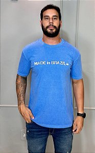 Camiseta Stone Azul Made in Brazil