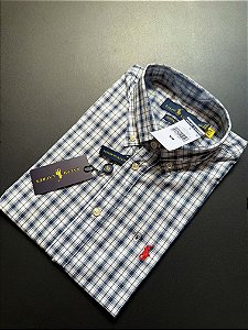 Camisa Social R.L Algodão Custom Fit Xadrez