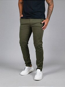 Calça Sarja RL Verde Musgo
