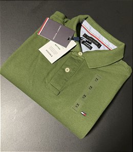 Gola Polo Tommy Hilfiger Verde
