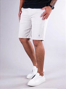 Bermuda Sarja Elastano RL Cinza