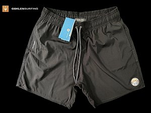 Short Beach Elastano Preto