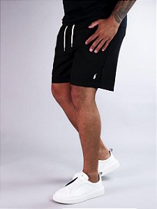 Short Linho RL Preto SmallPoney Branco