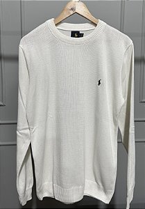 Suéter Tricot Ralph Lauren Off-White