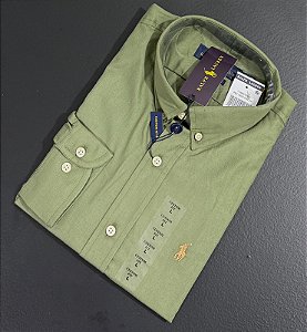 Camisa Social R.L Oxford Custom Fit