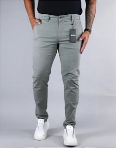 Calça Sarja Hugo Boss Cinza