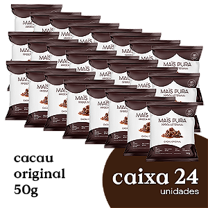 Pipoca Artesanal Mais Pura Cacau Original 50g (24 unidades)