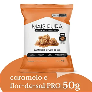 Pipoca Artesanal Mais Pura Caramelo e Flor de Sal PRO 50g - Unidade