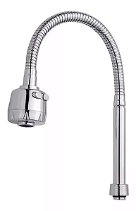 TUBO GOURMET FLEXÍVEL COM AREJADOR CHUVEIRINHO 3/4 PARA TORNEIRA DE COZINHA