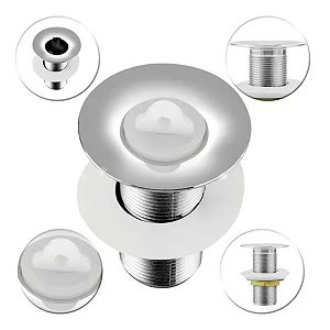 VÁLVULA LAVATÓRIO 7/8" METAL CROMADO