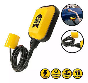 BÓIA AUTOMÁTICA DE NÍVEL PARA CX. D`ÁGUA ou POÇO - BIVOLT (127V~/220V~) 25 Amperes