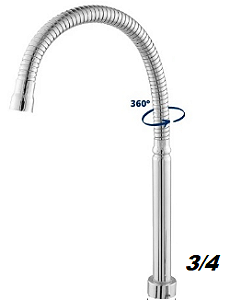 Tubo * 3/4 * Flexível para Torneira Gourmet para REPARO *SEM AREJADOR*