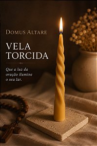 Vela torcida 13cm
